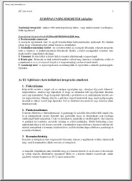 Európai Uniós ismeretek