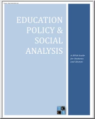 Education Policy and Social Analysis
