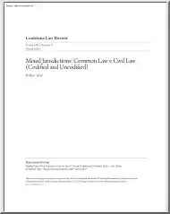 William Tetley - Mixed Jurisdictions, Common Law, Civil Law, Codified and Uncodified
