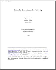 Sunder-Sunder-Zhang - Balance Sheet Conservatism and Debt Contracting