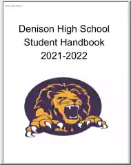 Denison High School, Student Handbook