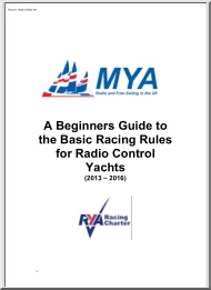 A Beginners Guide to the Basic Racing Rules for Radio Control Yachts