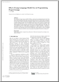 Laura Graf - Effect of Large Language Model Use on Programming Project Groups