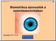 Bán Tamás - Biometrikus azonosítók a számítástechnikában