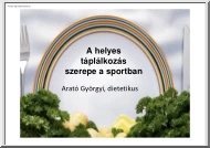 Arató Györgyi - A helyes táplálkozás szerepe a sportban