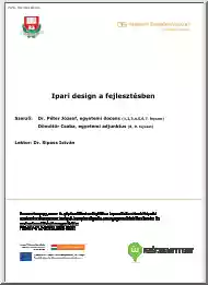 Dr. Péter-Dömötör - Ipari design a fejlesztésben
