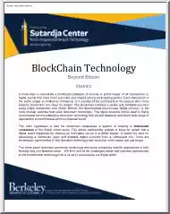 BlockChain Technology, beyond bitcoin