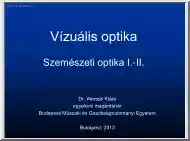 Dr. Wenzel Klára - Vizuális optika