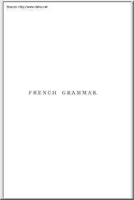 Hermann Breymann - French Grammar