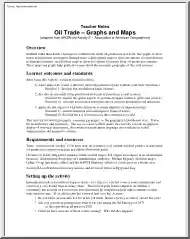 Oil Trade, Graphs and Maps, Teacher Notes