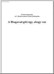 A Bhagavad-gita úgy, ahogy van