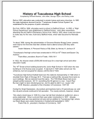 Hamner-Allen-Taylor - History of Tuscaloosa High School