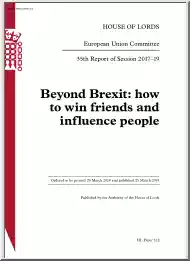 Beyond Brexit, How to Win Friends and Influence People