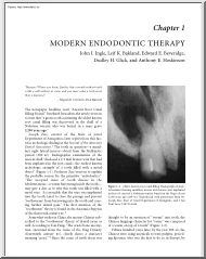 Ingle-Backland - Modern endodontic therapy