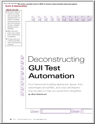 Bret Pettichord - Deconstructing GUI Test Automation