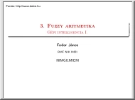 Fodor János - Fuzzy aritmetika