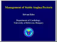 Istvan Edes - Management of Stable Angina Pectoris