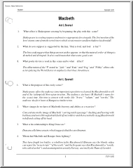 Macbeth Questions and Answers