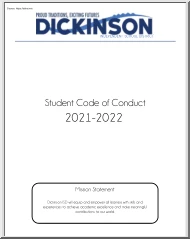 Dickinson Independent School District, Student Code of Conduct