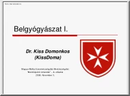 Dr. Kiss Domonkos - Belgyógyászat I