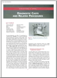 Diagnostic casts and related procedures
