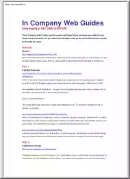 In company web guides, Intermediate