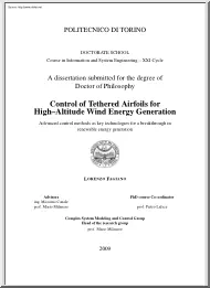 Control of Tethered Airfoils for High Altitude Wind Energy Generation
