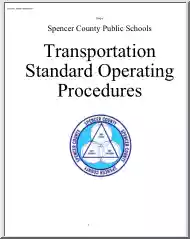 Transportation Standard Operating Procedures