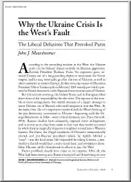 John J. Mearsheimer - Why the Ukraine Crisis Is the Wests Fault