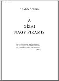 Szabó Gergő - A Gízai Nagy Piramis