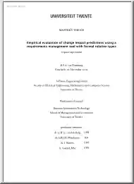 Empirical evaluation of change impact predictions using a requirements management tool with formal relation types