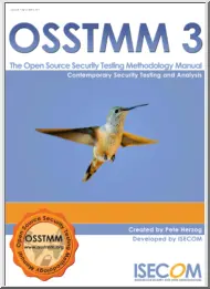 OSSTMM 3, The open source security testing methodology manual