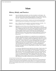 Islam, History, Beliefs, and Practices