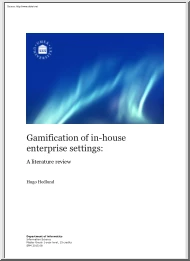 Hugo Hedlund - Gamification of in-house enterprise settings