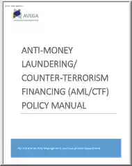 Anti-money Laundering and Counter-Terrorism Financing Policy Manual