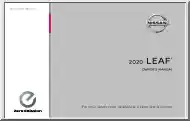 Nissan Leaf 2020, owners manual