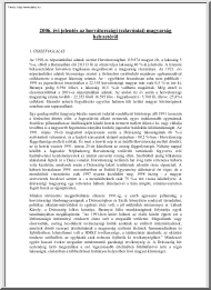 2006. évi jelentés a horvátországi (szlavóniai) magyarság helyzetéről
