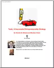 Bilbeisi-Kesse - Tesla, A Successful Entrepreneurship Strategy
