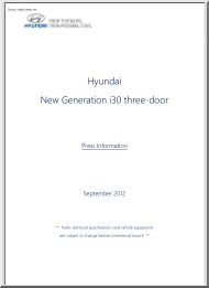 Hyundai New Generation i30 Three-door