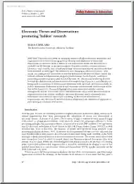 Susan Copeland - Electronic Theses and Dissertations, promoting hidden research