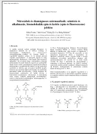 Nitroxidok és diamágneses származékai, szintézis és alkalmazás, biomolekulák spin és kettős jelölése