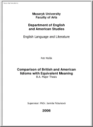 Comparison of British and American