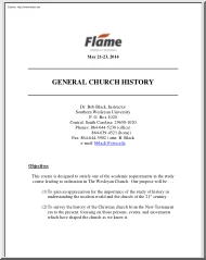 Dr. Bob Black - General Church History