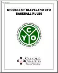 Diocese of Cleveland CYO Baseball Rules