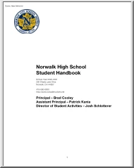 Norwalk High School Student Handbook