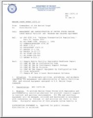 Marine Cops Order, MCO 13670.1C