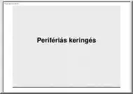 Perifériás keringés