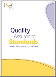 Quality Assurance Standards for Physiotheraphy Service Delivery