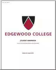 Edgewood College, Student Handbook