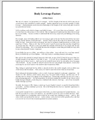 Arthur Jones - Body Leverage Factors